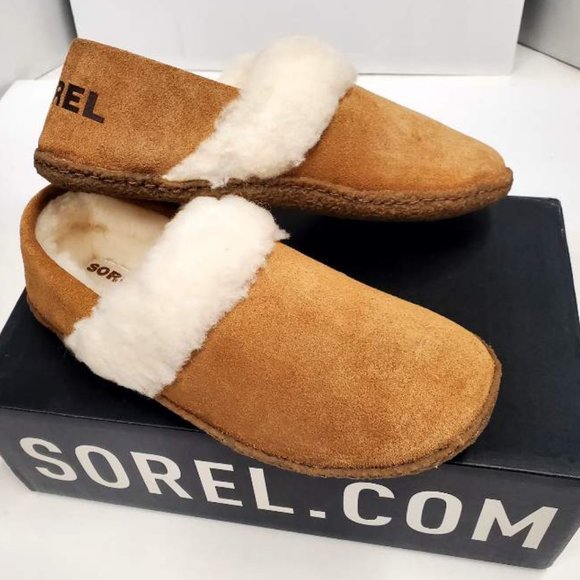 Sorel Women's NAKISKA™ SLIPPER II, Camel Brown - Picture 2 of 3